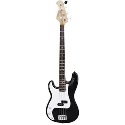 Dimavery PB-320 Basse électrique LH, noire (Guitare électrique), Guitare, Noir - Publicité Dimavery PB-320 Basse électrique LH, noire (Guitare électrique), Guitare, Noir - Publicité
