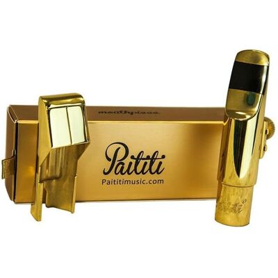 Paititi Professional gold plated metal mouthpiece of alto saxophone 6, Instruments à vent : accessoires, Or - Publicité Paititi Professional gold plated metal mouthpiece of alto saxophone 6, Instruments à vent : accessoires, Or - Publicité