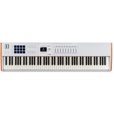 Arturia KeyLab 88 Mk3 (Clavier), Contrôleur MIDI, Blanc, Noir - Publicité Arturia KeyLab 88 Mk3 (Clavier), Contrôleur MIDI, Blanc, Noir - Publicité