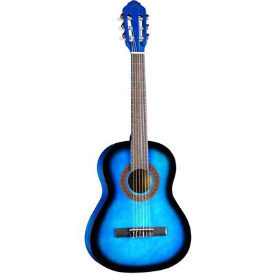 EKO CS-5 Guitare classique 3/4 (Guitare classique, Agathis, betulla, Mogano, Tiglia Laminato), Guitare, Bleu - Publicité EKO CS-5 Guitare classique 3/4 (Guitare classique, Agathis, betulla, Mogano, Tiglia Laminato), Guitare, Bleu - Publicité