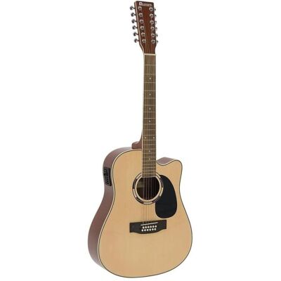 Dimavery DR-612 Guitare western 12 cordes, naturel (Guitare western), Guitare, Marron - Publicité Dimavery DR-612 Guitare western 12 cordes, naturel (Guitare western), Guitare, Marron - Publicité