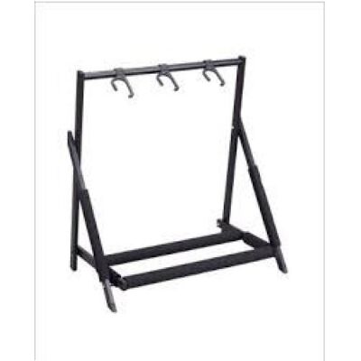 Support de guitare Hamilton KB5300G - Stable pour trois instruments - Publicité Support de guitare Hamilton KB5300G - Stable pour trois instruments - Publicité
