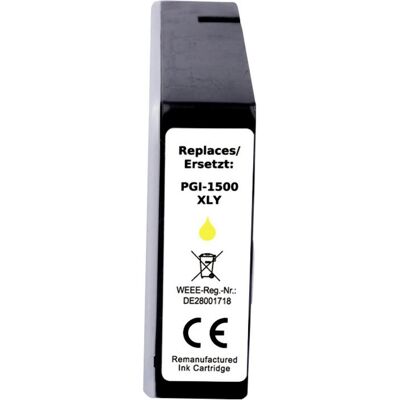Renkforce, Cartouche d'impression, Druckerpatrone ersetzt Canon PGI-1500Y XL Kompatibel Gelb RF-CPGI1500XLY (RF-6736472) (Y) - Publicité Renkforce, Cartouche d'impression, Druckerpatrone ersetzt Canon PGI-1500Y XL Kompatibel Gelb RF-CPGI1500XLY (RF-6736472) (Y) - Publicité