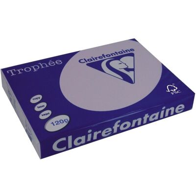 Papier à copier Trophée lila Clairefontaine - A4, 120 g/m² - Publicité Papier à copier Trophée lila Clairefontaine - A4, 120 g/m² - Publicité