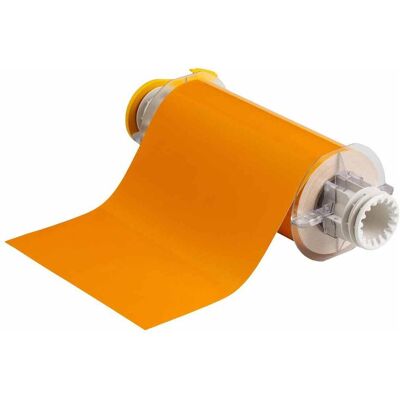 Brady, Rouleau d’étiquettes, B85-178x15-569-YL, polyester haute performance, jaune, brillant, 178.00 mm x 15.00 m, permanent (184.15 mm) - Publicité Brady, Rouleau d’étiquettes, B85-178x15-569-YL, polyester haute performance, jaune, brillant, 178.00 mm x 15.00 m, permanent (184.15 mm) - Publicité