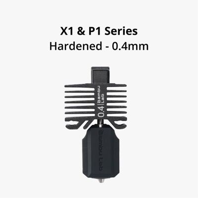 Hotend en acier durci Bambu Lab X1/P1 - 0,4mm - Accessoires pour imprimantes 3D - Publicité Hotend en acier durci Bambu Lab X1/P1 - 0,4mm - Accessoires pour imprimantes 3D - Publicité