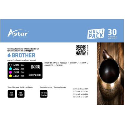Astar, Cartouche d'impression, AS70825 BROTHER LC426VAL MFCJ - Publicité Astar, Cartouche d'impression, AS70825 BROTHER LC426VAL MFCJ - Publicité