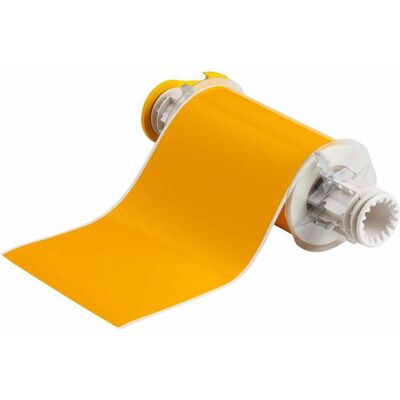 Brady, Rouleau d’étiquettes, B85-150x15-7569YL, Vinyle standard, jaune, brillant, 150.00 mm x 15.00 m, permanent, f. BBP85 (150 mm) - Publicité Brady, Rouleau d’étiquettes, B85-150x15-7569YL, Vinyle standard, jaune, brillant, 150.00 mm x 15.00 m, permanent, f. BBP85 (150 mm) - Publicité