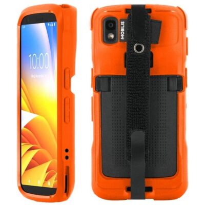 Mobilis PROTECH Case+Handstrap Zebra TC22/27 Safety oran sof, Lecteur de codes barres : accessoires - Publicité Mobilis PROTECH Case+Handstrap Zebra TC22/27 Safety oran sof, Lecteur de codes barres : accessoires - Publicité