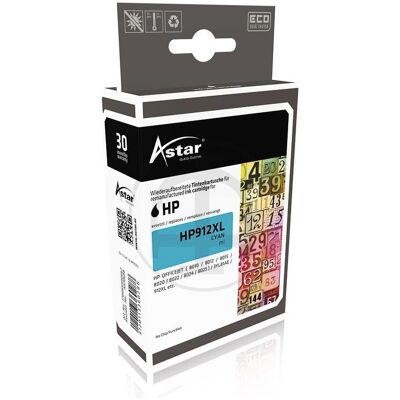 Astar, Cartouche d'impression, AS700688 HP OJ 8010 TINTE CY HC 3YL81AE / HP912XL 825S. sans niveau. Publicité Astar, Cartouche d'impression, AS700688 HP OJ 8010 TINTE CY HC 3YL81AE / HP912XL 825S. sans niveau. Publicité