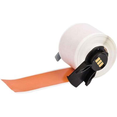 Brady, Rouleau d’étiquettes, M6C-1900-439-OR, Vinyle, orange, brillant, 48.26 mm x 15.24 m, permanent, continu (48.30 mm) - Publicité Brady, Rouleau d’étiquettes, M6C-1900-439-OR, Vinyle, orange, brillant, 48.26 mm x 15.24 m, permanent, continu (48.30 mm) - Publicité