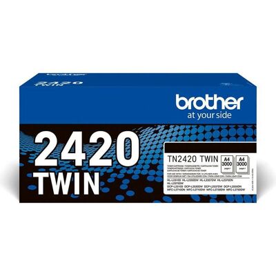 Brother Toner, TN2420 TWIN TONER FOR ELL - Publicité Brother Toner, TN2420 TWIN TONER FOR ELL - Publicité