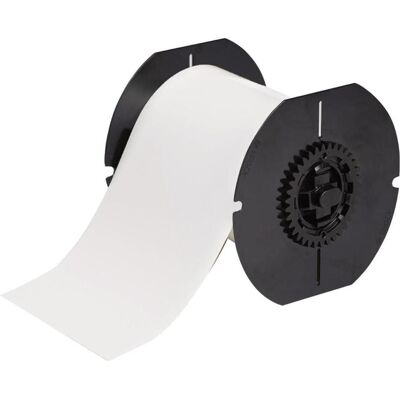Brady, Rouleau d’étiquettes, B30C-4250-551-WT, Étiquette en polyester, blanche, mate, 107,95 mm x 15,24 m, non adhésive, en (107.95 mm) - Publicité Brady, Rouleau d’étiquettes, B30C-4250-551-WT, Étiquette en polyester, blanche, mate, 107,95 mm x 15,24 m, non adhésive, en (107.95 mm) - Publicité