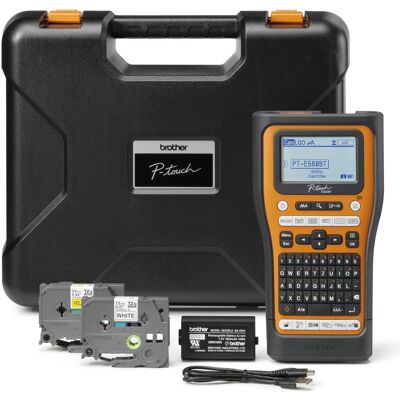 Brother PT-E560BTVP, Étiqueteuse, Noir, Orange - Publicité Brother PT-E560BTVP, Étiqueteuse, Noir, Orange - Publicité