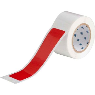 Brady, Rouleau d’étiquettes, ToughStripe Pre-spaced shapes (50.80 mm) - Publicité Brady, Rouleau d’étiquettes, ToughStripe Pre-spaced shapes (50.80 mm) - Publicité