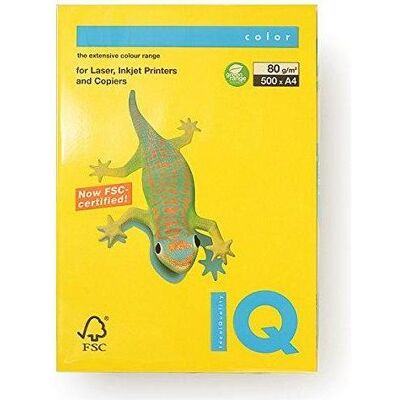 Mondi, Papier, Papier à copier Maestro Color A4 80g jaune 500 feuilles (A4, 500 feuilles, 80 g/m²) - Publicité Mondi, Papier, Papier à copier Maestro Color A4 80g jaune 500 feuilles (A4, 500 feuilles, 80 g/m²) - Publicité