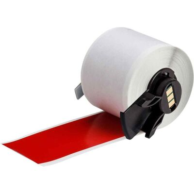 Brady, Rouleau d’étiquettes, M6C-1900-439-RD, Vinyle, rouge, brillant, 48.26 mm x 15.24 m, permanent, continu (48.30 mm) - Publicité Brady, Rouleau d’étiquettes, M6C-1900-439-RD, Vinyle, rouge, brillant, 48.26 mm x 15.24 m, permanent, continu (48.30 mm) - Publicité