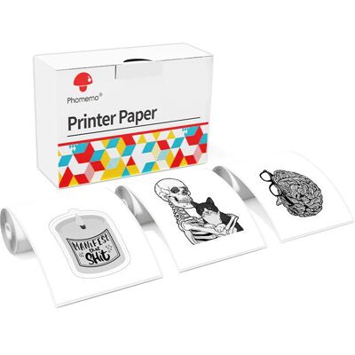 Phomemo, Rouleau de papier thermique, Rouleau de papier thermique - Publicité Phomemo, Rouleau de papier thermique, Rouleau de papier thermique - Publicité