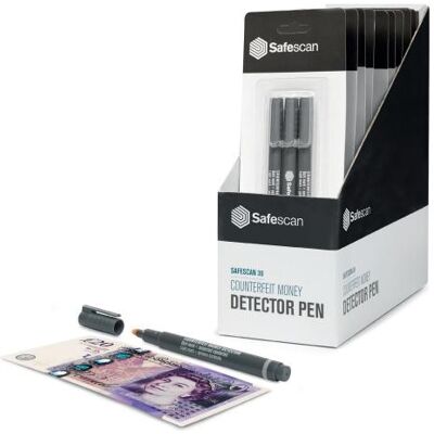 Safescan, Compteur de monnaie, Stylo fausse monnaie (Lecteur de billets) - Publicité Safescan, Compteur de monnaie, Stylo fausse monnaie (Lecteur de billets) - Publicité