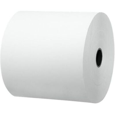 Qoltec, Rouleau de papier thermique, Rouleaux thermiques 80x59 65g - Publicité Qoltec, Rouleau de papier thermique, Rouleaux thermiques 80x59 65g - Publicité