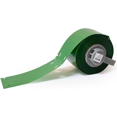 Brady, Rouleau d’étiquettes, M6-25x75-B7598-GN, Étiquette de câble, polyester, vert, brillant, 25.00 x 75.00 mm, non adhésive (39.67 mm) - Publicité Brady, Rouleau d’étiquettes, M6-25x75-B7598-GN, Étiquette de câble, polyester, vert, brillant, 25.00 x 75.00 mm, non adhésive (39.67 mm) - Publicité
