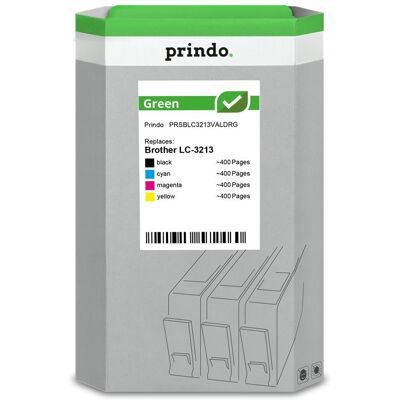 Prindo, Cartouche d'impression, compatible avec Brother LC-3213XL /// - Publicité Prindo, Cartouche d'impression, compatible avec Brother LC-3213XL /// - Publicité