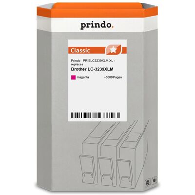 Prindo, Cartouche d'impression, compatible avec Brother LC3239XLM (M) - Publicité Prindo, Cartouche d'impression, compatible avec Brother LC3239XLM (M) - Publicité