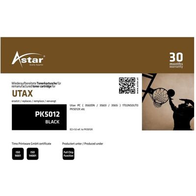 Astar, Toner, AS20413 UTAX PK5012K Toner P-C - Publicité Astar, Toner, AS20413 UTAX PK5012K Toner P-C - Publicité