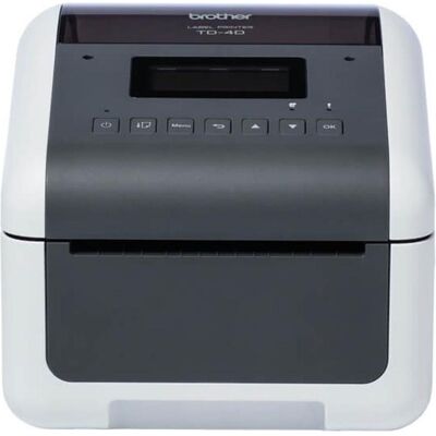 Brother TD-4550DNWB DT LAN WIFI 300DPI LABEL/RECEIPT ONLY UK/IRE IN NMS IN PRNT (300 dpi), Imprimante d'étiquettes, Gris - Publicité Brother TD-4550DNWB DT LAN WIFI 300DPI LABEL/RECEIPT ONLY UK/IRE IN NMS IN PRNT (300 dpi), Imprimante d'étiquettes, Gris - Publicité
