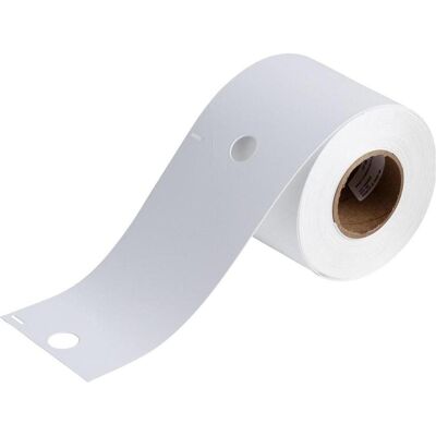 Brady, Rouleau d’étiquettes, J20-255-2551, Étiquette en polyester, blanche, mate, 146.05 x 82.55 mm, non adhésive (100 pcs.) - Publicité Brady, Rouleau d’étiquettes, J20-255-2551, Étiquette en polyester, blanche, mate, 146.05 x 82.55 mm, non adhésive (100 pcs.) - Publicité