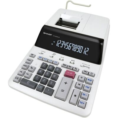 Sharp Calculatrice, Tischrechner druckend CS-2635 LW 12 Stellen, schwarz/rot Druck (Fonctionnement sur secteur) - Publicité Sharp Calculatrice, Tischrechner druckend CS-2635 LW 12 Stellen, schwarz/rot Druck (Fonctionnement sur secteur) - Publicité