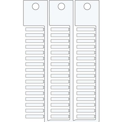 Brady, Rouleau d’étiquettes, Étiquettes de câble et de fil - 4mm x 23mm - Publicité Brady, Rouleau d’étiquettes, Étiquettes de câble et de fil - 4mm x 23mm - Publicité