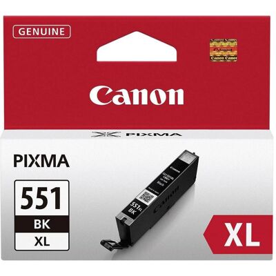 Canon Cartouche d'impression, 551 XL/6443B004 Noir (CF) - Publicité Canon Cartouche d'impression, 551 XL/6443B004 Noir (CF) - Publicité