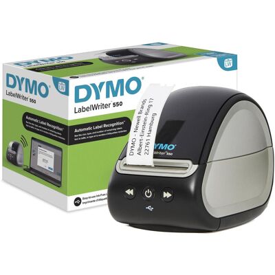 Dymo LabelWriter 550 UK/HK, Imprimante d'étiquettes, Blanc, Noir - Publicité Dymo LabelWriter 550 UK/HK, Imprimante d'étiquettes, Blanc, Noir - Publicité