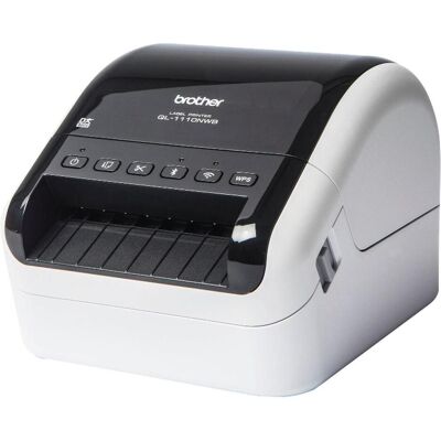 Brother QL-1110NWBc (300 dpi), Imprimante d'étiquettes, Gris - Publicité Brother QL-1110NWBc (300 dpi), Imprimante d'étiquettes, Gris - Publicité