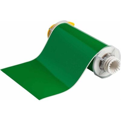 Brady, Rouleau d’étiquettes, B85-200x15-595-GN, Ruban vinyle haute performance, vert, brillant, 200.00 mm x 15.00 m, permenant - Publicité Brady, Rouleau d’étiquettes, B85-200x15-595-GN, Ruban vinyle haute performance, vert, brillant, 200.00 mm x 15.00 m, permenant - Publicité