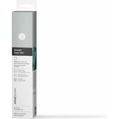 Cricut, Machine de découpe : accessoires, Smart Iron-On Joy Xtra 24,1x61cm Silver (P) - Publicité Cricut, Machine de découpe : accessoires, Smart Iron-On Joy Xtra 24,1x61cm Silver (P) - Publicité