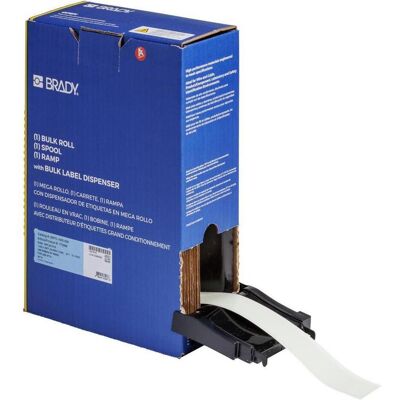 Brady, Rouleau d’étiquettes, Étiquettes BradyGlo™ à forte rémanence pour l'imprimante M710 (25.40 mm) - Publicité Brady, Rouleau d’étiquettes, Étiquettes BradyGlo™ à forte rémanence pour l'imprimante M710 (25.40 mm) - Publicité