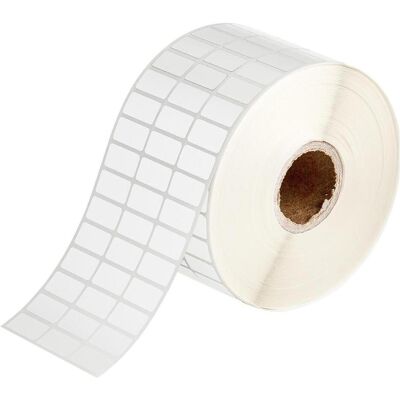 Brady, Rouleau d’étiquettes, BPT-616-488, polyester, blanc, mat, 22.86 x 19.05 mm, permanent, 3 pistes (3000 U.) (80.58 mm) - Publicité Brady, Rouleau d’étiquettes, BPT-616-488, polyester, blanc, mat, 22.86 x 19.05 mm, permanent, 3 pistes (3000 U.) (80.58 mm) - Publicité