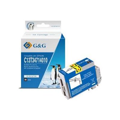 G&G, Cartouche d'impression, kompatibel Ink mit C13T34714010, NP-R-3471BK, black (CF) - Publicité G&G, Cartouche d'impression, kompatibel Ink mit C13T34714010, NP-R-3471BK, black (CF) - Publicité