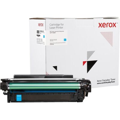 Cartouche de toner Cyan Xerox - Compatible HP 653A - 16500 pages - Publicité Cartouche de toner Cyan Xerox - Compatible HP 653A - 16500 pages - Publicité