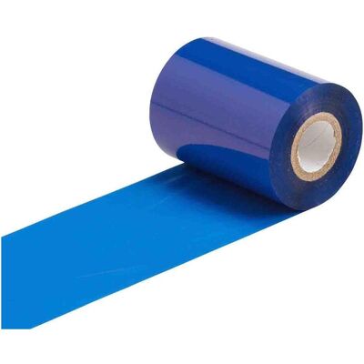 Brady, Rouleau d’étiquettes, R-4402B, Ruban résine, bleu, 83.00 mm x 300.00 m, p. THT Bradyprinter (83 mm) - Publicité Brady, Rouleau d’étiquettes, R-4402B, Ruban résine, bleu, 83.00 mm x 300.00 m, p. THT Bradyprinter (83 mm) - Publicité