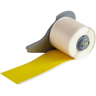 Brady, Rouleau d’étiquettes, M71C-2000-472YL, polyimide, jaune, mat, 50.80 mm x 15.24 m, permanent, continu (50.80 mm) - Publicité Brady, Rouleau d’étiquettes, M71C-2000-472YL, polyimide, jaune, mat, 50.80 mm x 15.24 m, permanent, continu (50.80 mm) - Publicité