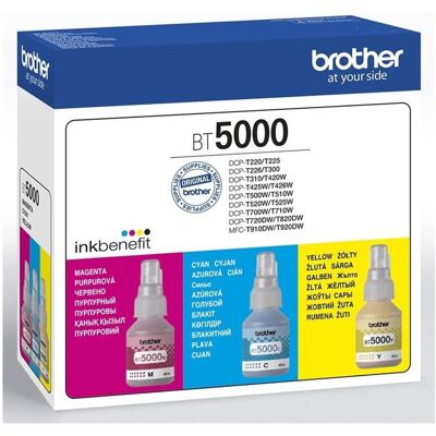 Brother Cartouche d'impression, Tusz Zestaw CMY BT5000 Oryginał (BT5000CLVAL) (C, M, Y) - Publicité Brother Cartouche d'impression, Tusz Zestaw CMY BT5000 Oryginał (BT5000CLVAL) (C, M, Y) - Publicité