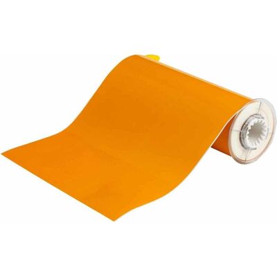 Brady, Rouleau d’étiquettes, B85-250x15-569-YL, polyester haute performance, jaune, brillant, 250.00 mm x 15.00 m, permanent (250 mm) - Publicité Brady, Rouleau d’étiquettes, B85-250x15-569-YL, polyester haute performance, jaune, brillant, 250.00 mm x 15.00 m, permanent (250 mm) - Publicité