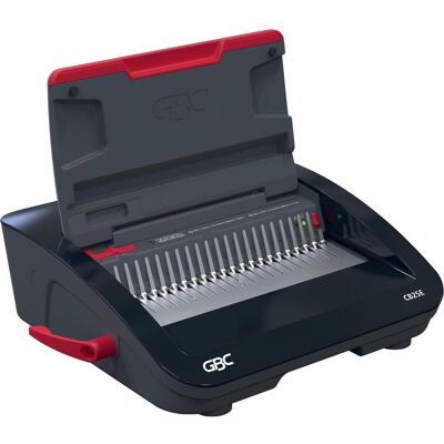 GBC, Relieuse, Machine à relier électrique CombBind CB25E (Reliure plastique en peigne) - Publicité GBC, Relieuse, Machine à relier électrique CombBind CB25E (Reliure plastique en peigne) - Publicité