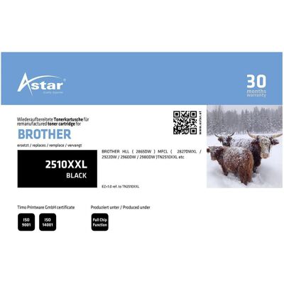 Astar, Toner, AS20465 BROTHER TN2510XXL HL Toner - Publicité Astar, Toner, AS20465 BROTHER TN2510XXL HL Toner - Publicité