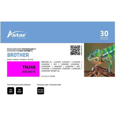 Astar, Toner, AS20498 BROTHER TN248M HL Toner (M) - Publicité Astar, Toner, AS20498 BROTHER TN248M HL Toner (M) - Publicité