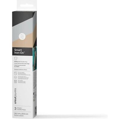 Cricut, Machine de découpe : accessoires, Smart Iron-On Joy Xtra 241x305cm 3 sheets Classics Sampler (P) - Publicité Cricut, Machine de découpe : accessoires, Smart Iron-On Joy Xtra 241x305cm 3 sheets Classics Sampler (P) - Publicité