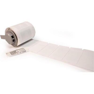 Brady, Rouleau d’étiquettes, Polyester blanc brillant RFID - Publicité Brady, Rouleau d’étiquettes, Polyester blanc brillant RFID - Publicité